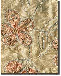 Beaded and Embroidered Silk 10074-2