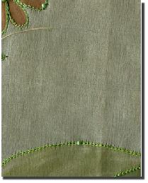 Embroidered Silk Fabric