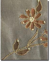 Embroidered Silk