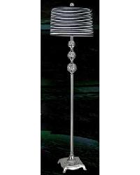 Contemporary Black/White Floor Lamp