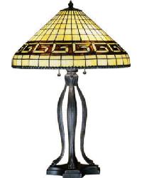 Greek Key Table Lamp