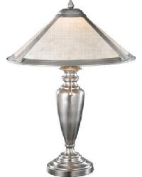 Silver Mica Table Lamp