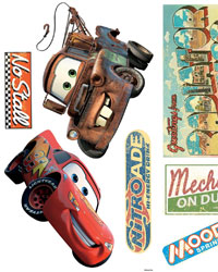 Cars Victory Lane - Room Appliques