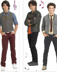 Jonas Brothers Room Stickers (4/Pkg)