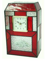 clocks,collegiate clocks,stained glass glass
