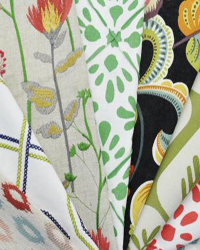 Color Waves Gardenia Fabric
