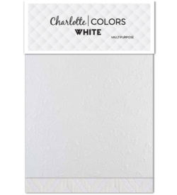 Charlotte Colors White Fabric