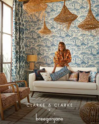 Breegan Jane Wallcovering Clarke and Clarke Wallpaper