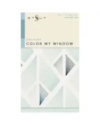 Color My Window Spa Shoreline Fabric