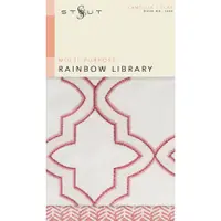 Rainbow Library Camellia Clay Stout Fabric