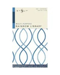 Rainbow Library Ink Sapphire Stout Fabric