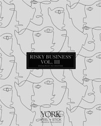 York Premium Peel + Stick Risky Business Vol. III York Wallcoverings