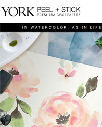 York Premium Peel + Stick Watercolors Wallpaper