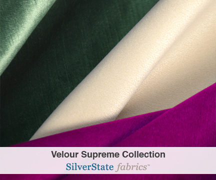 Velour Supreme Silver State Fabrics