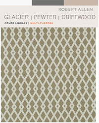 Color Library Glacier Pewter Driftwood Robert Allen Fabric