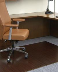 48x72 Bamboo Roll-Up Chair Mat