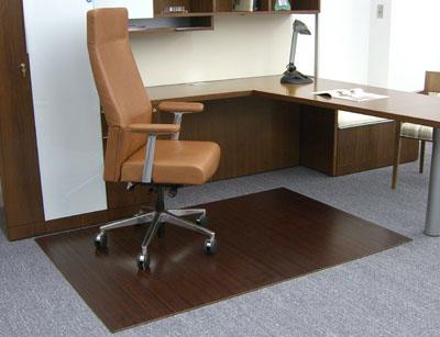 Floor Office Chair on 48x72 Bamboo Roll Up Chair Mat Bamboo Chair Mats
