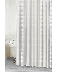 Centro White Shower Curtain