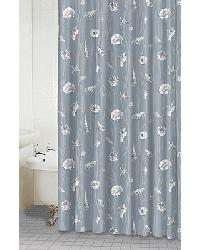 Shell Cove Shower Curtain White