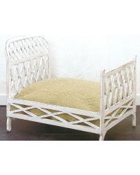 Iron Doll Bed as Pet Bed Antique White