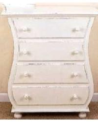 Bombay Style Chest Distressed White