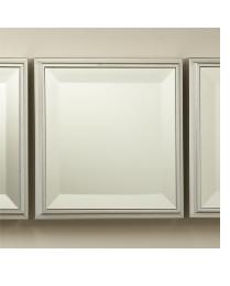 Silver Leaf Cube Box Mirror