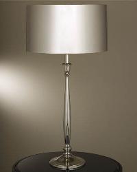 Elegant Nickel Lamp