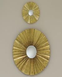 Gold Leaf Artisan Mirror