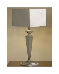 Deco Diamond Lamp with Nickel Shade