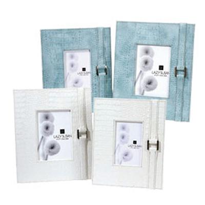 Lazy Susan Faux Crocco Buckle Frames  Picture Frames