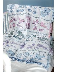All Creatures Mini 2-Layered Throw Multi
