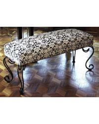 Baroque Enchantment Windowbox Seat Black and White