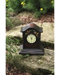 North Woods Wood Clock Brown Wood