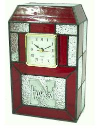 Nebraska Cornhuskers Clock