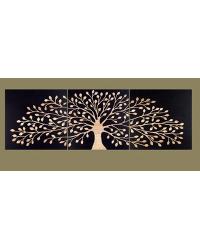 90047 Wooden Wall D�cor (3 Panels)