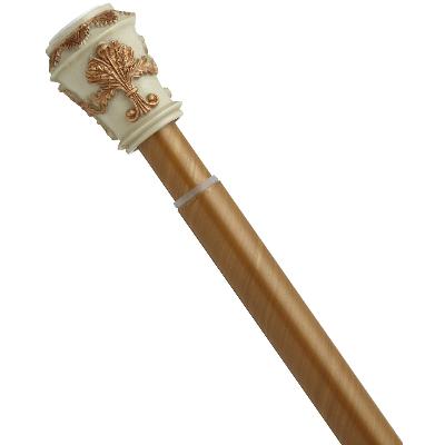 carnation,carnation home fashions,shower curtain rod,tension rod,shower rods,shower curtains rods,discount shower rods,discount shower curtain rods,discount tension rods Fleur dis Lis Decorative Tension Rod Gold
