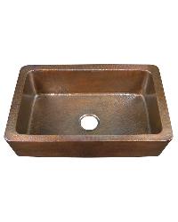 Farmhouse Single Copper Kitchen Sink