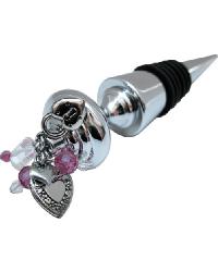 Pink Hearts Wine Stopper by  Deco Breeze 