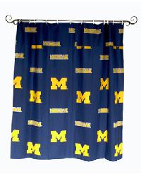 Michigan Wolverines Standard Shower Curtain