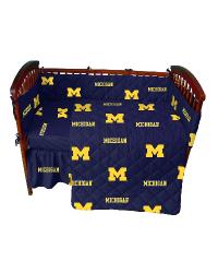 Michigan Wolverines Crib Bedding Set