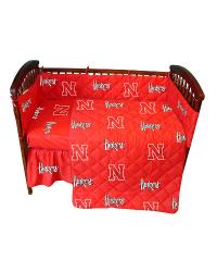 Nebraska Cornhuskers Crib Bedding Set