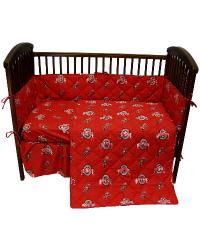 Ohio State Buckeyes Crib Bedding Set