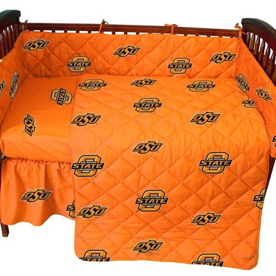 College Covers Oklahoma State Cowboys Crib Bedding Set  College Baby Bedding