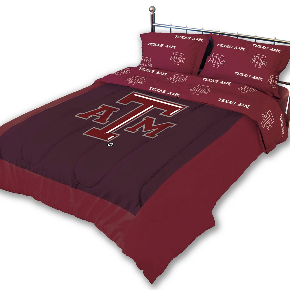 Texas AM Aggies Comforter Set InteriorDecorating