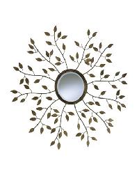 Golden Leaf Mirror
