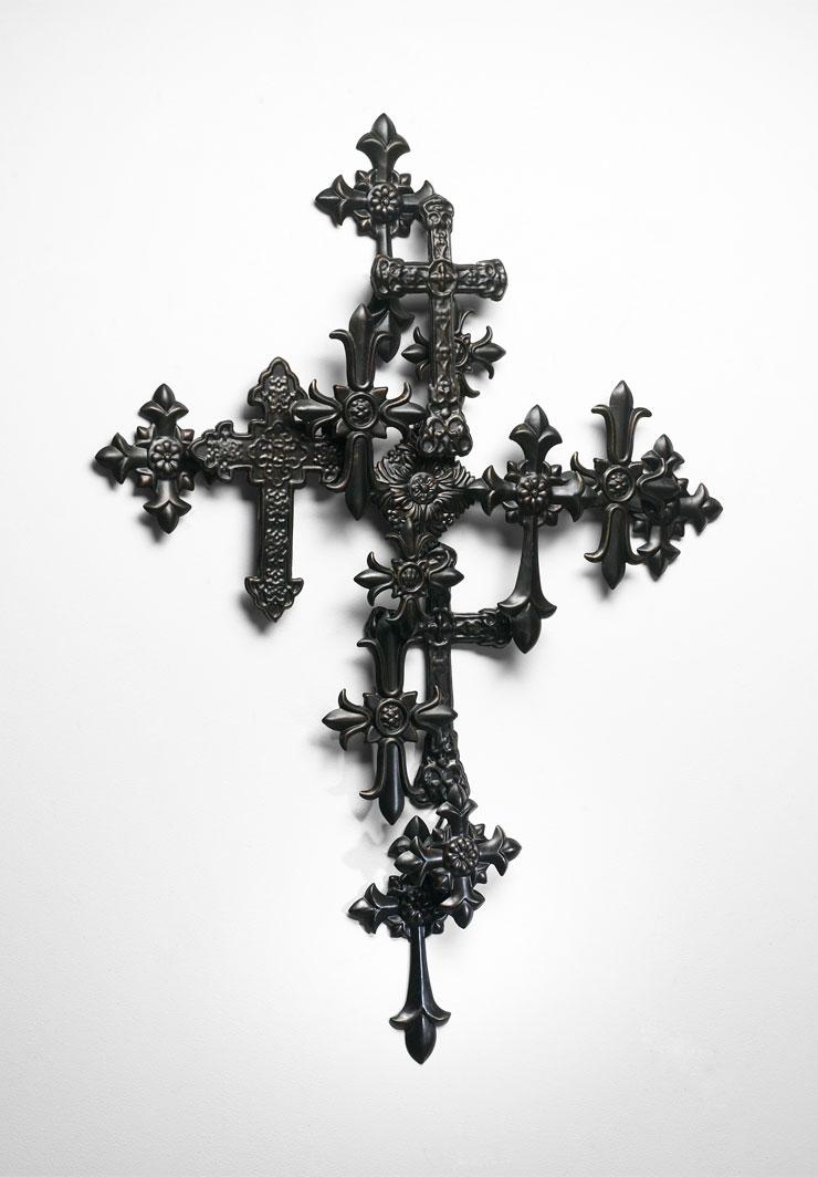 Salisbury Cross Wall Decor Cyan Design - InteriorDecorating