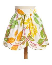 Multi Color Botanical Apron