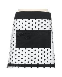 Black Polka Dots Apron