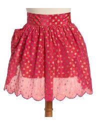 Pink with Gold Dots Apron