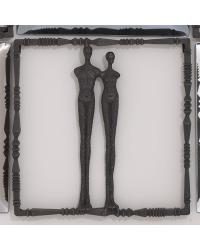 Man and Woman Iron Wall Panel